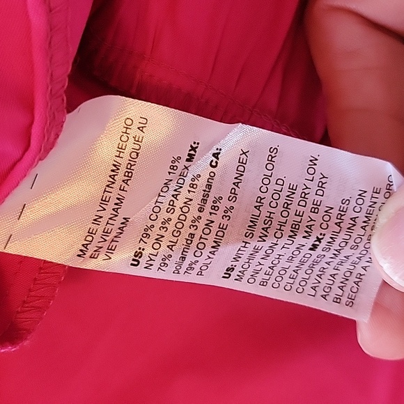 Chico's lux cotton NWOT Dress - Picture 7 of 9